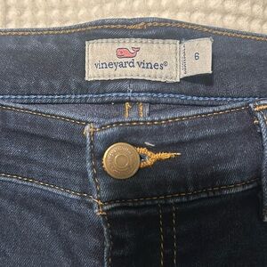 Vineyards vines size 6 skinny jeans, deep denim
